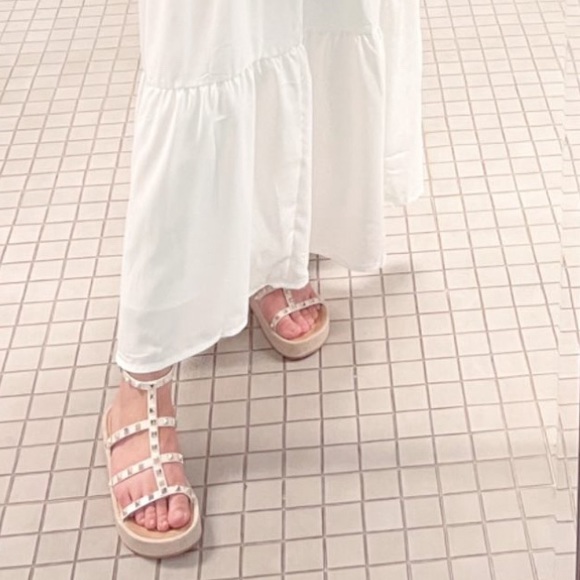 Steve Madden/steven platform sandals rhinestone - Picture 2 of 2